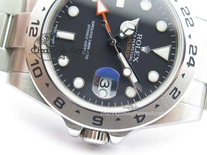 0206 Explorer II 42mm 216570 Bp-Maker Best Edition Black Dial On SS Bracelet A OnTrend 3778